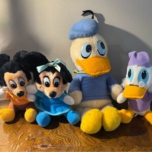 Disney Black and Blue Stuffed Animals Set